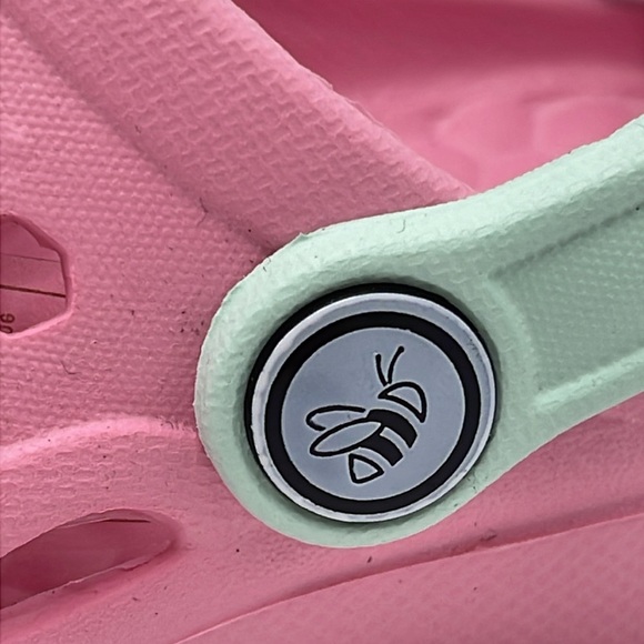 NWT Joybees Kids’ Active Clog - Soft Pink / Mint, Size 6/7 - Picture 14 of 14